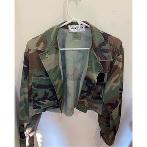 Cropped Army Jacket by Koko LA